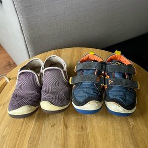 2 Pairs lot of PLAE shoes, size 12 & 12.5